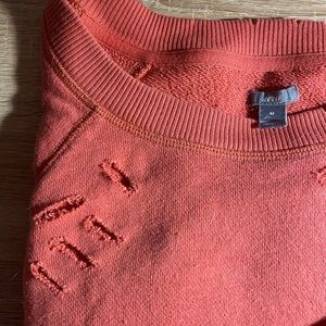 Aerie Distressed Crewneck Sweatshirt